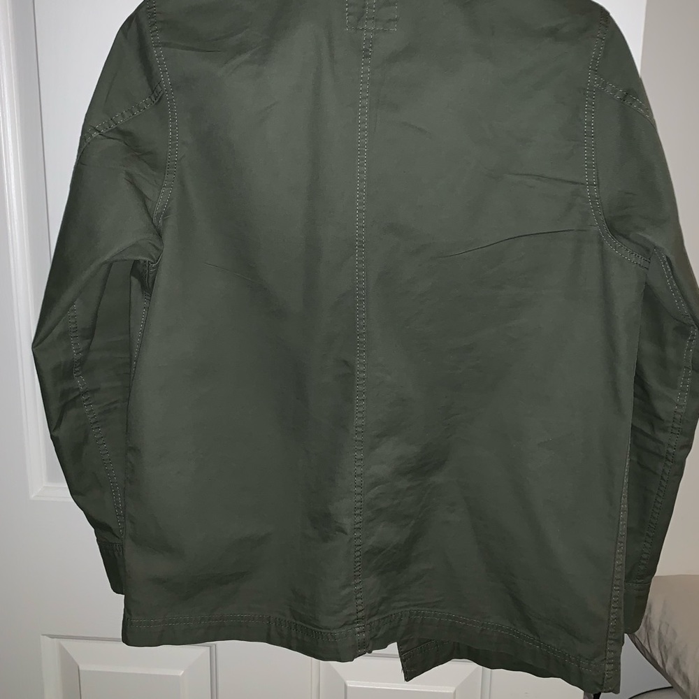 Khaki Green Shirt Jacket Sz Small